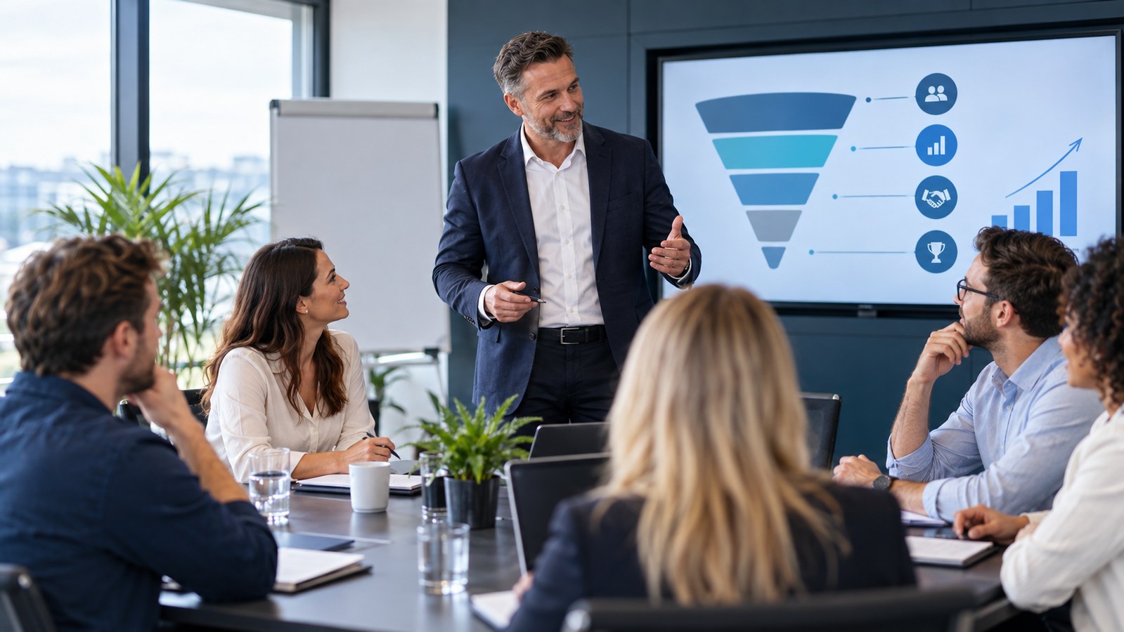 Professional sales training workshop